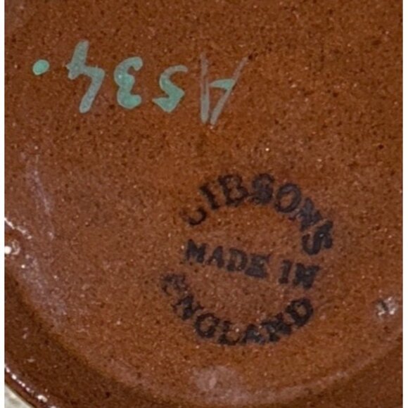 Vintage Gibsons Copper Lustre Creamer & Sugar Bowl Set - Picture 14 of 16